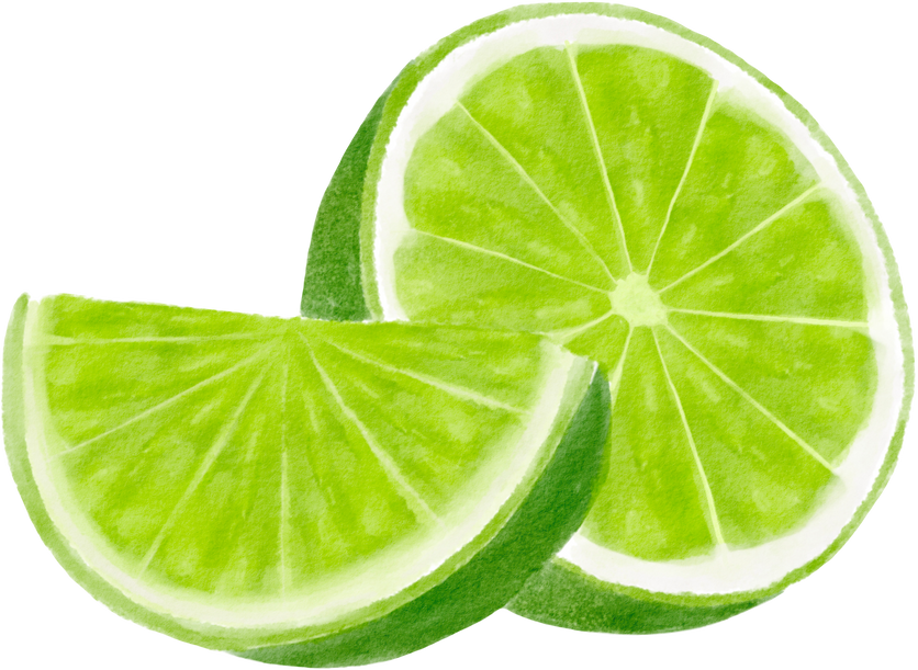 lime watercolor
