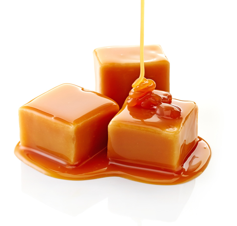 caramel candies and caramel sauce