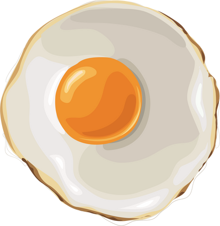 Fried Egg drawing