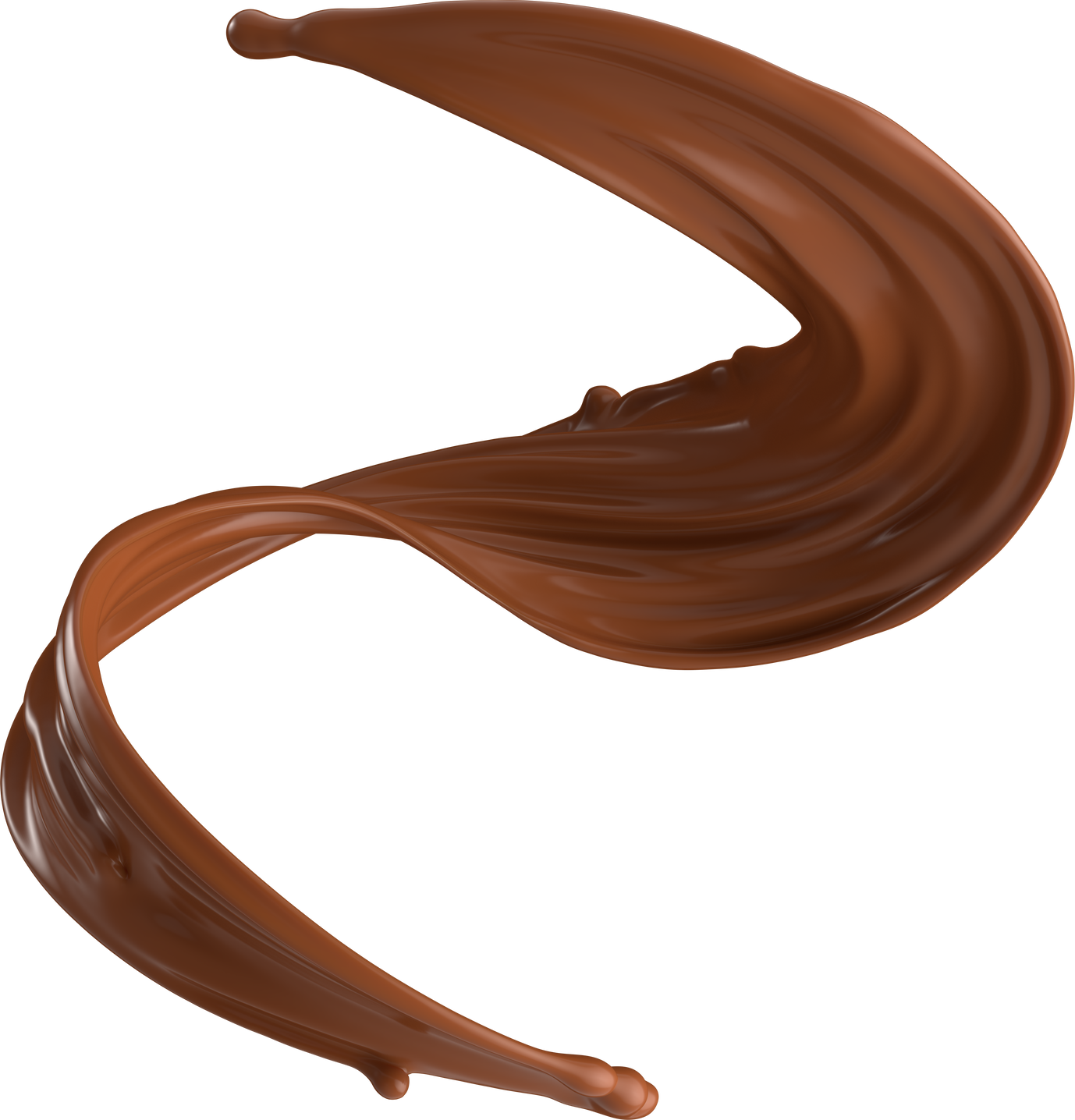 Chocolate Milk Splash 3D Realistic