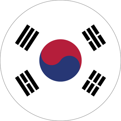 South Korea flag.