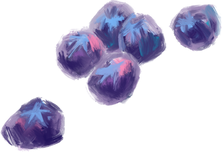 Moody Painterly Still Life Blueberries